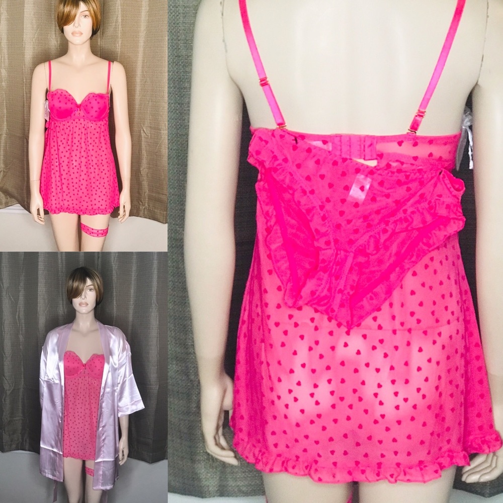 Pink lingerie